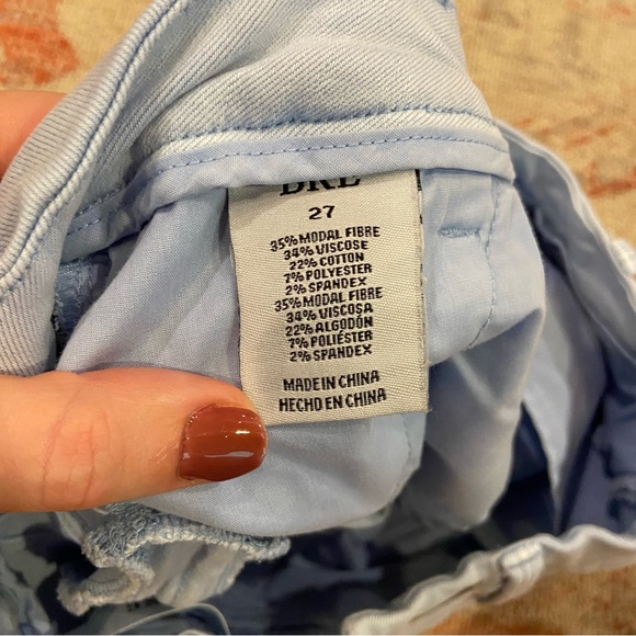 NOWT, BKE Mollie Stretch Shorts, Blue, 27 - Picture 6 of 7